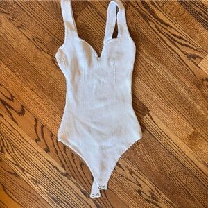 Abercrombie & Fitch Beige Bodysuit Tanktop